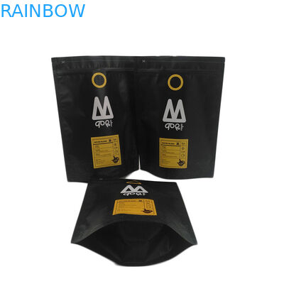 カスタマイズされたCBDはDoypackの無光沢のアルミ ホイルのBaggiesの食糧パッケージの上の立場を袋に入れる