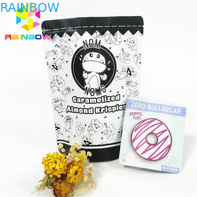 注文のロゴの袋の上の3.5g臭いの証拠の食品包装袋のマイラーのクッキーの立場