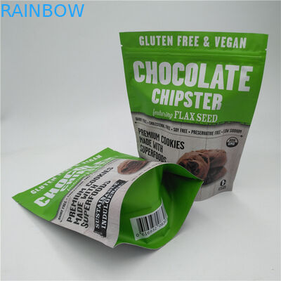 袋の上の3.5g臭いの証拠のZiplockの立場は砂糖菓子のクッキーのプラスチック包装の袋を