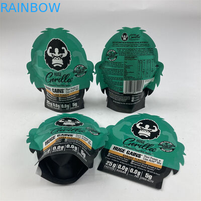 不規則な形は臭いの証拠のマイラー3.5g 7g 14g 28gの柔らかいタッチのジップ ロック式のマイラー袋を薄板にした