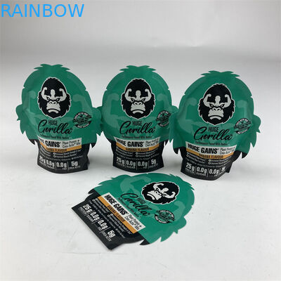 不規則な形は臭いの証拠のマイラー3.5g 7g 14g 28gの柔らかいタッチのジップ ロック式のマイラー袋を薄板にした