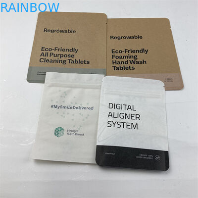 軽食キャンデーのためのCompostable紙袋のEcoの友好的な食品等級を印刷するデジタル