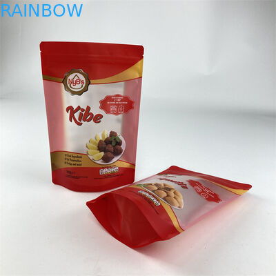 食用注文の食糧は袋の明確なジッパー ロックの袋を包むくだらないカシュー ピーナツを立てる