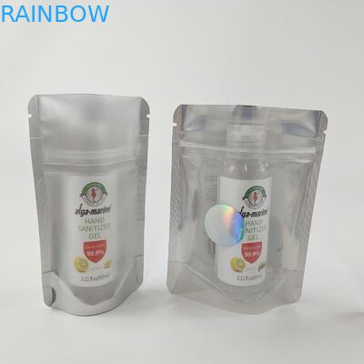 Resealable Childproofジップ ロック式の包装は食糧のために食用明確な前部ホイルの背部を袋に入れる