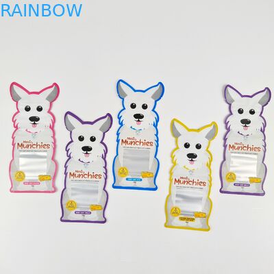 マイラーのChildproofジップ ロック式の立場は3.5g特別な型抜きされた50を- 200microns厚さ袋に入れる