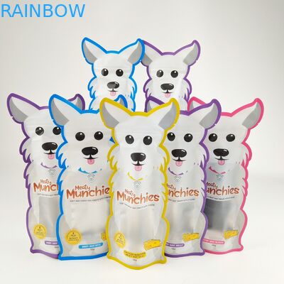 マイラーのChildproofジップ ロック式の立場は3.5g特別な型抜きされた50を- 200microns厚さ袋に入れる