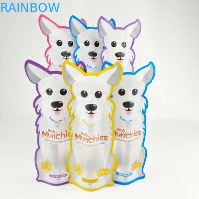 デジタル印刷物ホイル包装袋の半端ものプラスチック型抜きされた食用の食糧ジッパーの袋