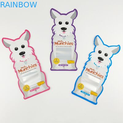 スペシャルは注文の印刷されたマイラーを袋に入れるジッパーが付いている型抜きされた不規則な袋を形づけた