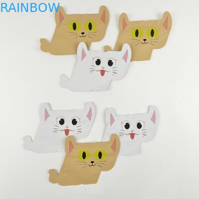 キャンデーのクッキーは立場が特別な形を袋に入れるマイラーのZiplockのジップ ロック式の袋を立てる