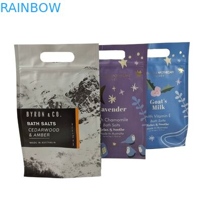 ジッパーの袋ボディの上の立場をごしごし洗うアルミ ホイルのマイラー包装の袋をカスタム設計しなさい