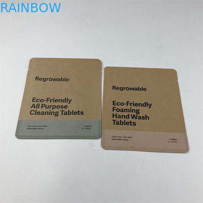 デジタルによって印刷されるOEM再使用可能なPLAのCompostable磨き粉の書類封筒はのための清潔になるパッドを作る