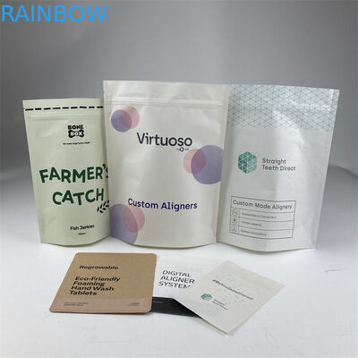 歯はアライナを取り除くマイラーの包装がMOPPクラフト紙のPEを透明な1つの側面袋に入れる