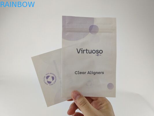 歯はアライナを取り除くマイラーの包装がMOPPクラフト紙のPEを透明な1つの側面袋に入れる