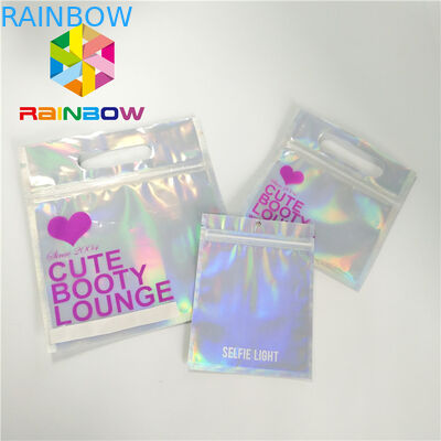 防水プラスチック ビキニ包装袋の柔らかいタッチの水着はジッパー ロック袋をリサイクルする