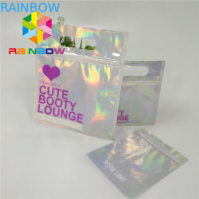 防水プラスチック ビキニ包装袋の柔らかいタッチの水着はジッパー ロック袋をリサイクルする