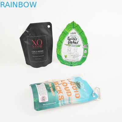 注文のシャンプーの口の袋の袋の上の包装の化粧品噴出液体立場