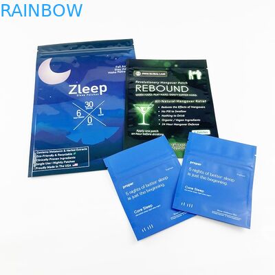 生物分解性ホイルのクラフト紙の空の磨き粉は化粧品のサンプル3側面によって密封される袋を袋に入れる