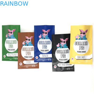 プラスチック マイラーが袋を立てる35g食糧マイラー袋の包装のインド大麻をカスタマイズしなさい