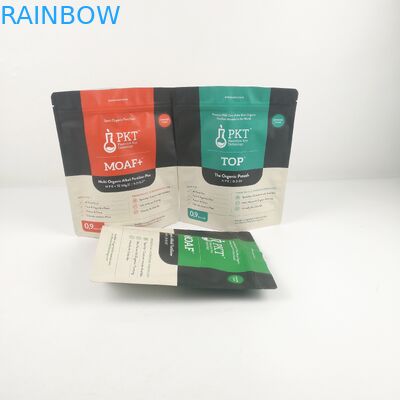 タバコがResealableジップ ロック式袋に味を付けるアルミニウム包装袋の軽食を立てなさい