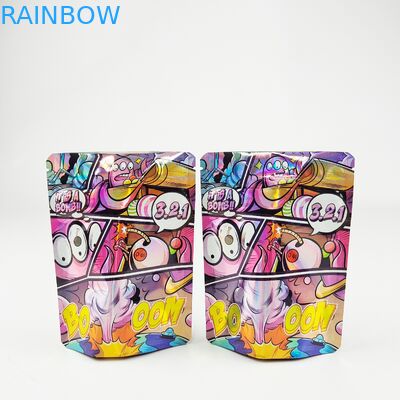 3.5g 7g 14g 28gの食糧マイラーはジップ ロック式袋の上にカスタマイズされたCangy Gummiesを立つ袋に入れる