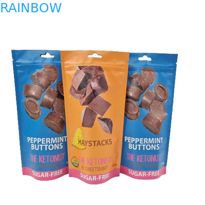 3.5g 7g 14g 28gの食糧マイラーはジップ ロック式袋の上にカスタマイズされたCangy Gummiesを立つ袋に入れる