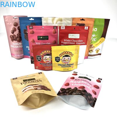 3.5g袋のジップ ロック式の臭いの証拠のポリ袋の上の食用の食糧立場を包むデジタル