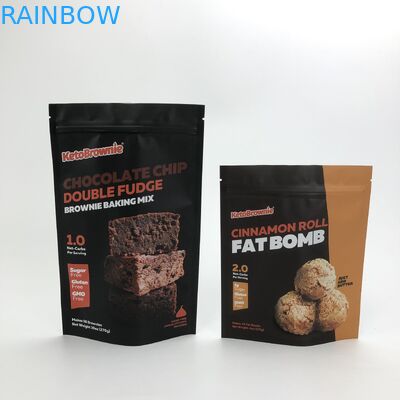 習慣は3.5gの臭いの証拠の袋キャンデー チョコレート クッキーのスナック食品の包装袋を印刷しました