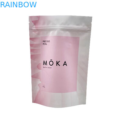 カスタム ロゴ印刷スタンド アップ ジップ ロック式ポーチ海塩/液体石鹸/ボディ スクラブ包装