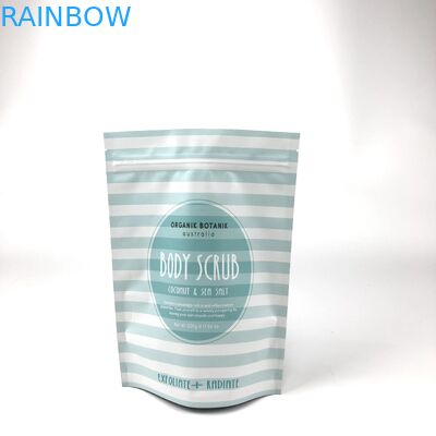 ジッパーのマイラーはボディごしごし洗うバス ソルトのためのポーチ Gravnre の印刷を立てます