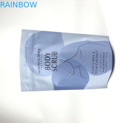 ジッパーのマイラーはボディごしごし洗うバス ソルトのためのポーチ Gravnre の印刷を立てます