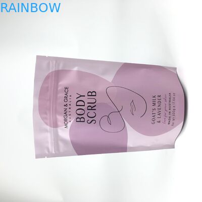 ジッパーのマイラーはボディごしごし洗うバス ソルトのためのポーチ Gravnre の印刷を立てます