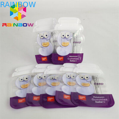 習慣はクッキー キャンデーのために抵抗力があるダイ カットのマイラー袋 1g 3.5g 7g 14g 28g の子供を印刷しました