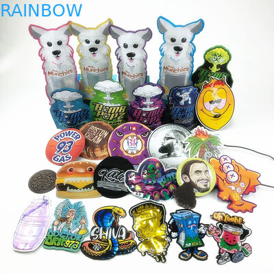 3.5g 7gの食用キャンデーの特別な定形袋の不規則な臭いの証拠はマイラー袋を型抜きしました