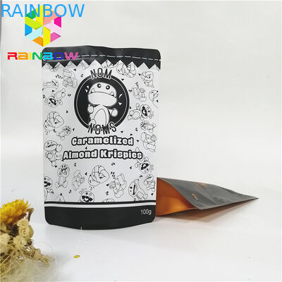 3.5gマイラーのジップ ロック式袋の習慣はキャンデーの甘いビスケットのパッキングのための湿気の証拠を印刷しました