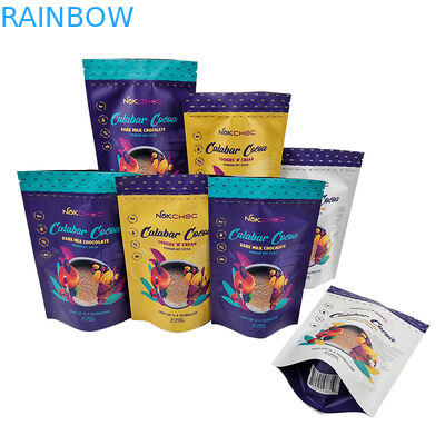 カスタマイズされた食用の包装はジッパーの臭いの証拠が付いている袋袋の上に立つ