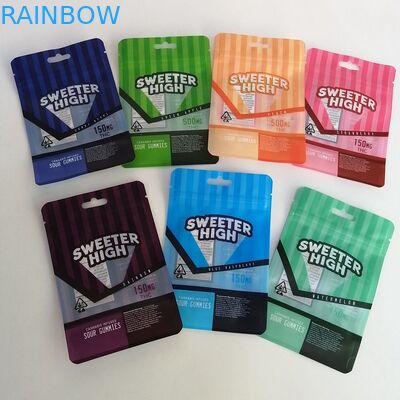 マイラー袋の立場の袋のインド大麻の花を包むプラスチック ホイルの草の香