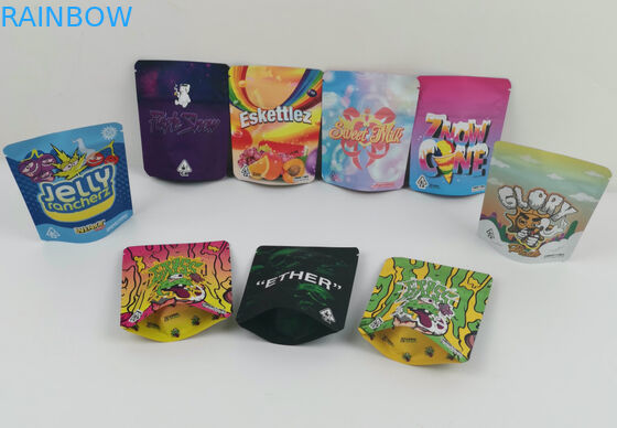 Doypackを印刷するCBDの雑草のマリファナの包装袋420デジタルは草の香を型抜きした