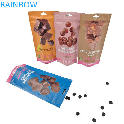 14G 28Gキャンデーの食用のクッキー マイラーは抵抗力があるプラスチック密封された無光沢の子供を立つ袋に入れる