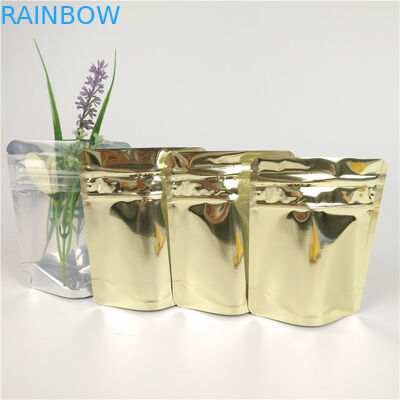 袋3.5g 7gを包むアルミニウム光沢のあるレーザー光線写真クッキーは袋の上に立つ