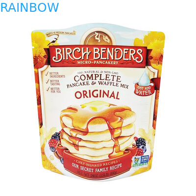 多彩なアルミニウム包装のマイラーはジッパーの袋の上の3.5g自己支持の立場を袋に入れる