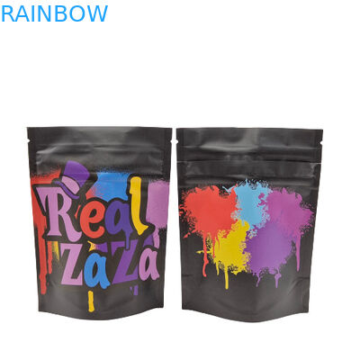 臭いの証拠CMYKの3.5gのためのジップ ロック式の軽食袋の袋マイラーは200 Micromsを包む