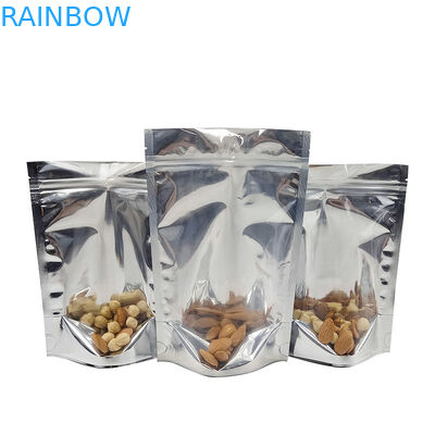 マイラーDoypacの明確な窓の前部銀を包むCMYKのアルミ ホイルはResealable立つ