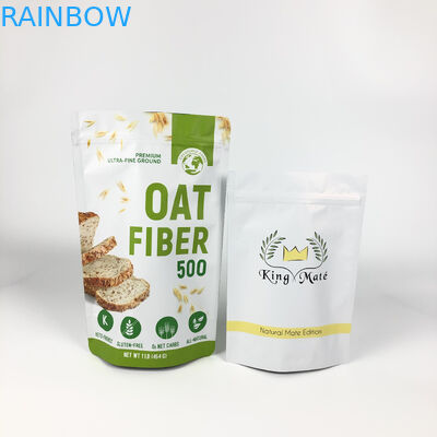 マイラーの袋のオートミールのヒート シールを包む注文のラベルは袋のジッパーDoypacksを薄板にした