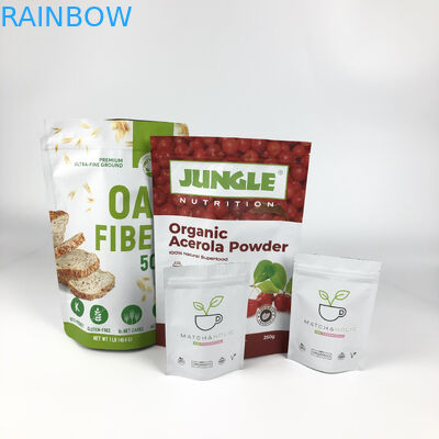 マイラーの袋のオートミールのヒート シールを包む注文のラベルは袋のジッパーDoypacksを薄板にした