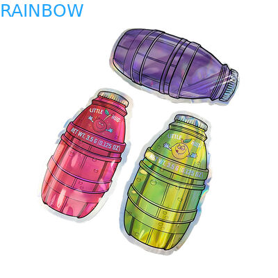 注文の印刷された形状は食用クッキー キャンデーのためのマイラー袋 1g 3.5g 7g 14g 28g を型抜きしました