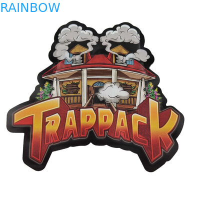 3.5gは臭いの証拠マイラーを袋に入れる習慣を密封した印刷された独特で特別な型抜きされた半端ものが形づけた