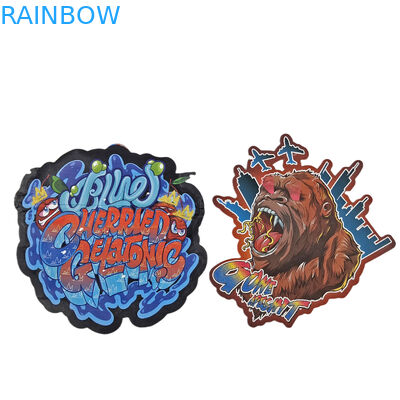 3.5g 7g 14g 28g カスタム デザイン不規則なチャイルド プルーフ ダイ カット スナック形プラスチック包装