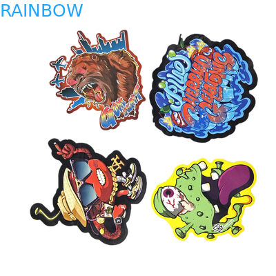 3.5 グラム 7 グラムのキャンディ クッキー不規則なカスタムの特殊な形状の包装臭気防止マイラー ダイ カット袋