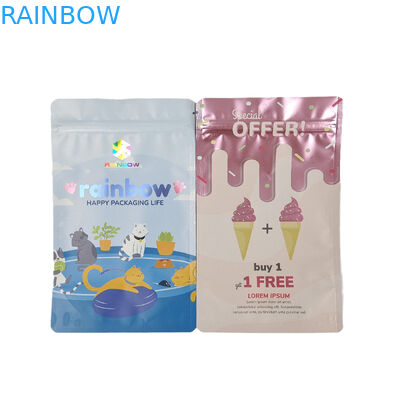 食品グレードの包装カスタムマットアルミホイル食用マイラースナックジップロックバッグ