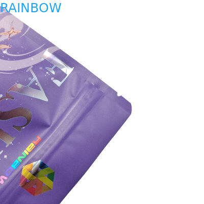 食品グレードの包装カスタムマットアルミホイル食用マイラースナックジップロックバッグ